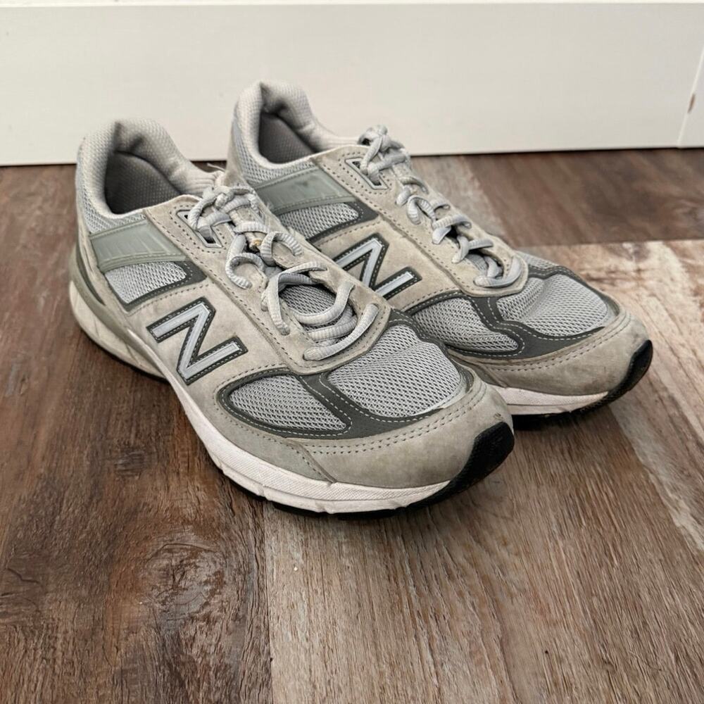 New Balance 990v5 sneakers 'Castlerock' (Grey) suede women’s 9.5/or men 8 EUC